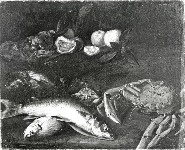 Szenczi, Maria — Circle of G. Recco. Still-Life with Red Crab — insieme